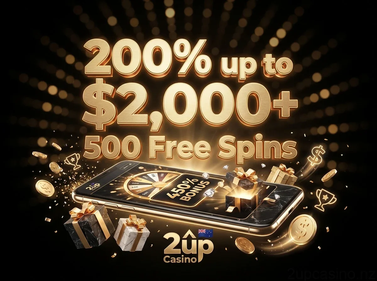 200% up to $2,000+ 500 Free Spins